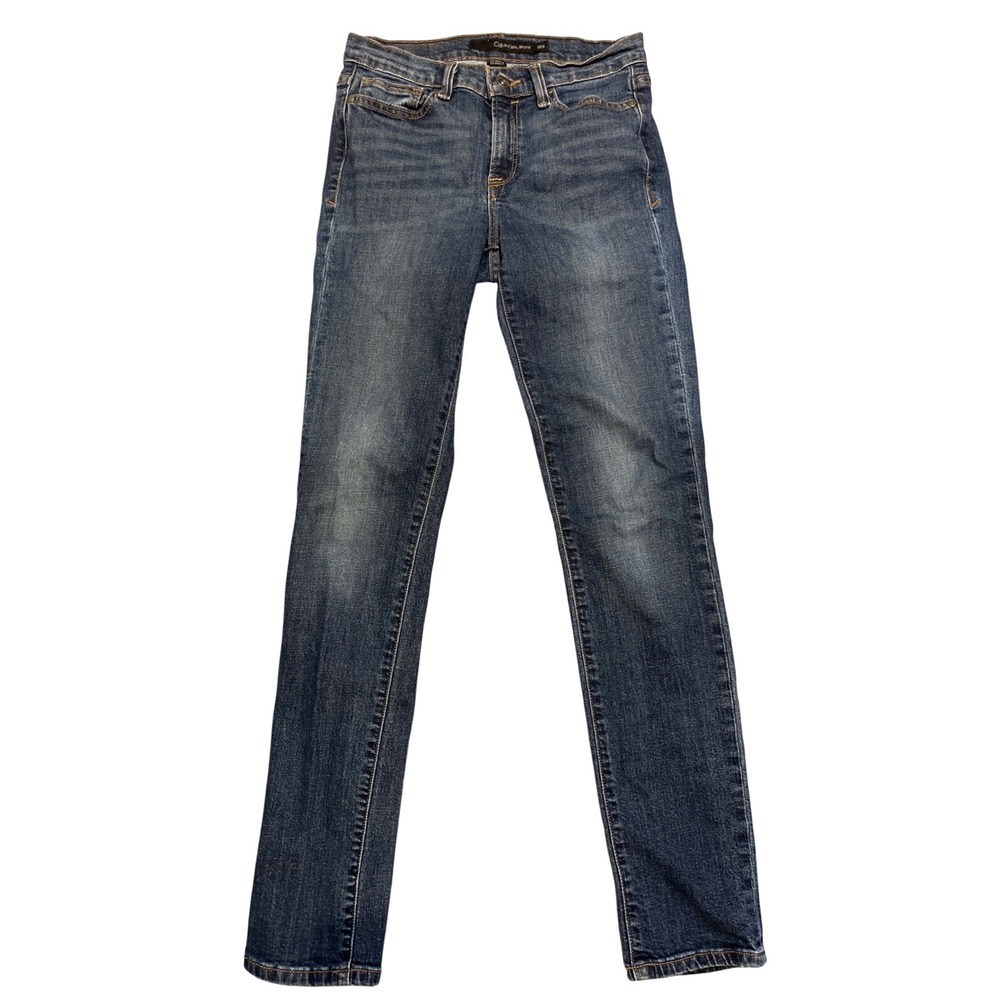 Calvin Klein Jeans Women's Size 28 Blue‎ Ultimate Skinny Dark Wash Denim Chic